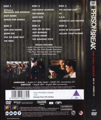Prison Break - Season 4 (DVD, Boxed set)
