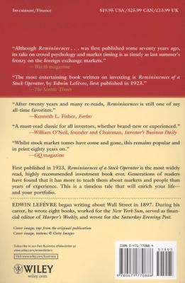 Reminiscences of a Stock Operator (Paperback, Rev ed)
