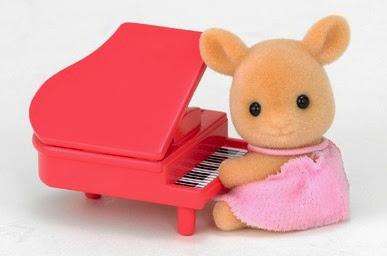 Sylvanian Families - Deer Baby With Piano