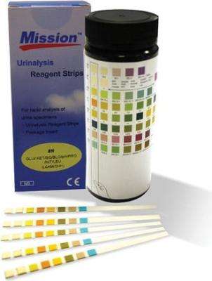 Mission Urinalysis Test Strips (10pa) (Pack of 100)