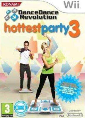 Dance Dance Revolution Hottest Party 3 (Solus) (Nintendo Wii, Game)