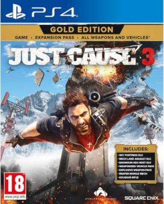 Just Cause 3 - Gold Edition (PlayStation 4, Blu-ray disc)
