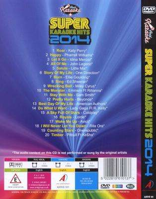 Super Karaoke Hits 2014 (DVD)
