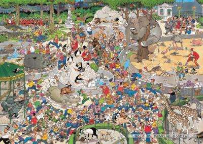 Jumbo Jan van Haasteren The Zoo Jigsaw Puzzle (1000 Pieces)