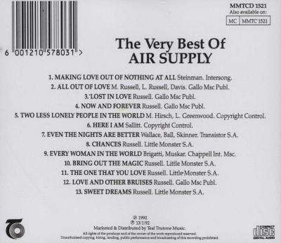 The Very Best Of Air Supply (CD)