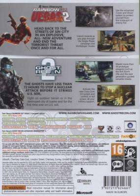 Rainbow Six Vegas 2 / Ghost Recon Advanced Warfighter 2 (XBox 360, DVD-ROM)