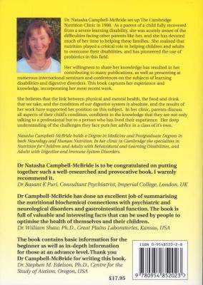 Gut and Psychology Syndrome - Natural Treatment for Autism, Dyspraxia, A.D.D., Dyslexia, A.D.H.D., D