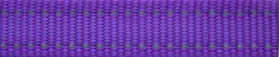 Rogz Utility Landing Strip Dog Collar - Extra Extra Large 40mm (Purple Reflective)