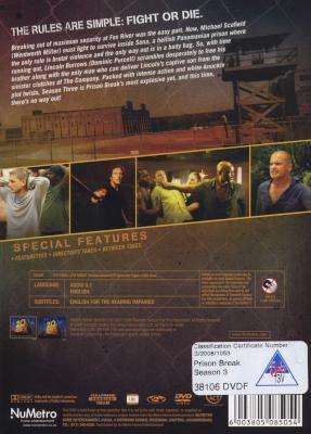 Prison Break - Season 3 (DVD, Boxed set)