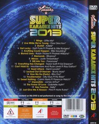 Super Karaoke Hits 2013 (DVD)