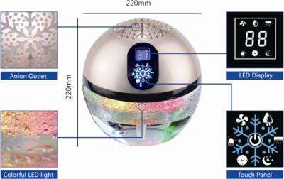 Crystal Aire Executive LED Air Purifier with 3-Pack Concentrates