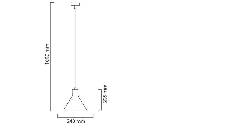 EUROLUX Elixir Pendant With 1 Light, Electroplating In Champagne P432CHA