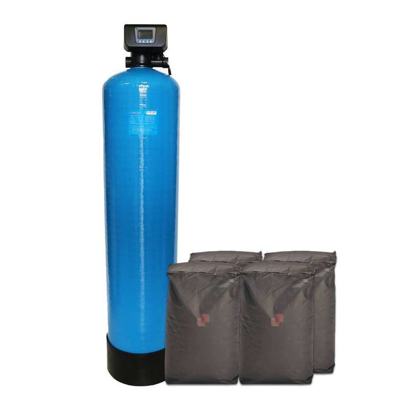 Activated Carbon Filter For Borehole & Wellpoint Water With FRP 13x54, Automatic Backwash Head & ...