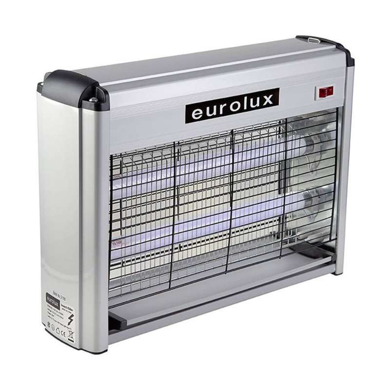 EUROLUX H46 Insect Killer with 2 x 10W Fluorescent Tubes, 20m