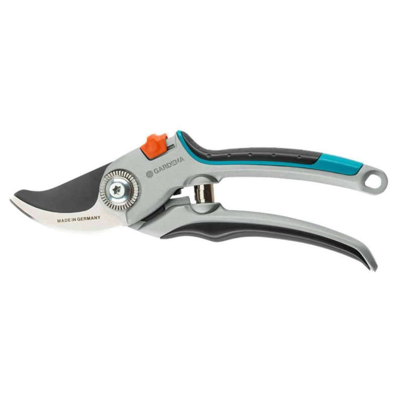 GARDENA Aluminium Bypass Garden Secateurs, 25mm Max Diameter, Stainless Steel Lower Blade, Sturdy...