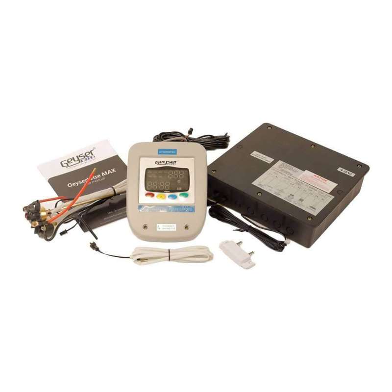GEYSERWISE Max Geyser Controller Kit, Electronic Thermostat, Programmable Timer for Pumped Solar ...