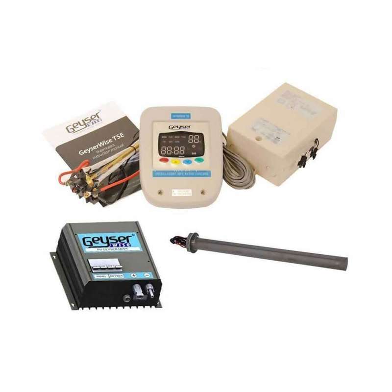GEYSERWISE Solar PV Water Heating Kit for 150L Geyser, Excluding Solar Panels