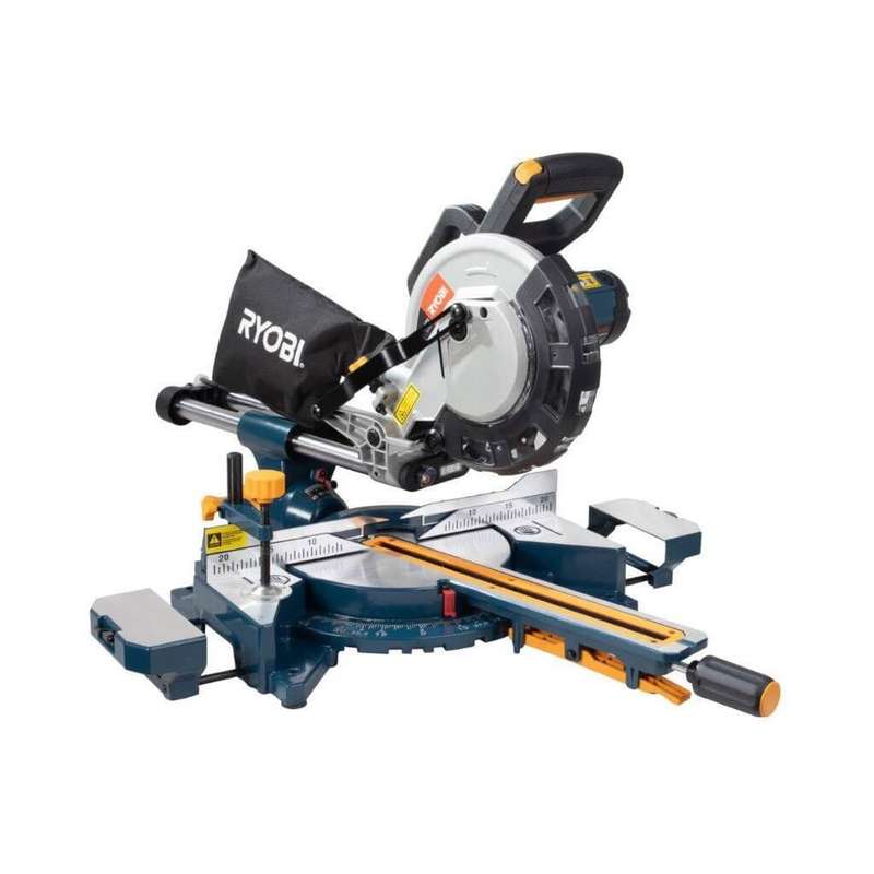 RYOBI MS-210SCL Sliding Compound Mitre Saw with Laser (210mm Blade, 1700W)