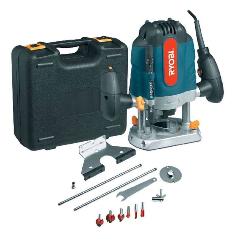 RYOBI RE-1200K Router with Carry Case (0 - 40mm Plunge Capacity, 1200W)