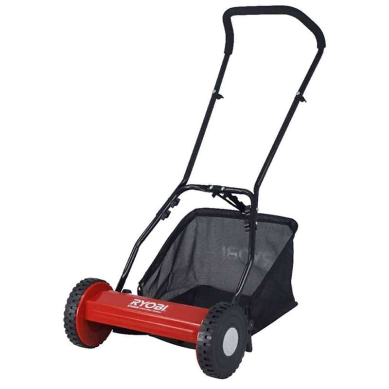 RYOBI RPM-380 Push Mower (380mm Cutting Width, 25l Collection Sack)