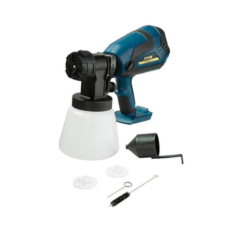 RYOBI XSG-18 Cordless Li-Ion Spray Gun (600ml/min Max Flow, 18V)