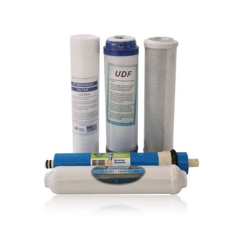 Reverse Osmosis Water Filter Replacement Cartridge Pack (With RO Membrane) 10 Inch