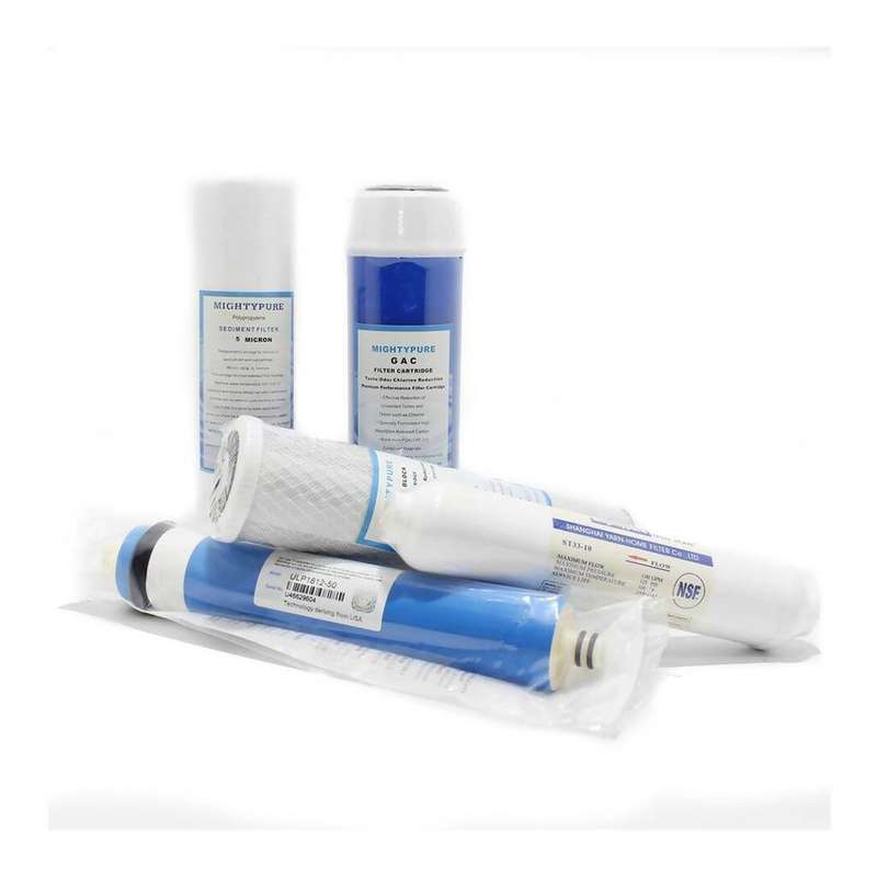 Reverse Osmosis Water Filter Replacement Cartridge Set, Including Membrane, 10 Inch