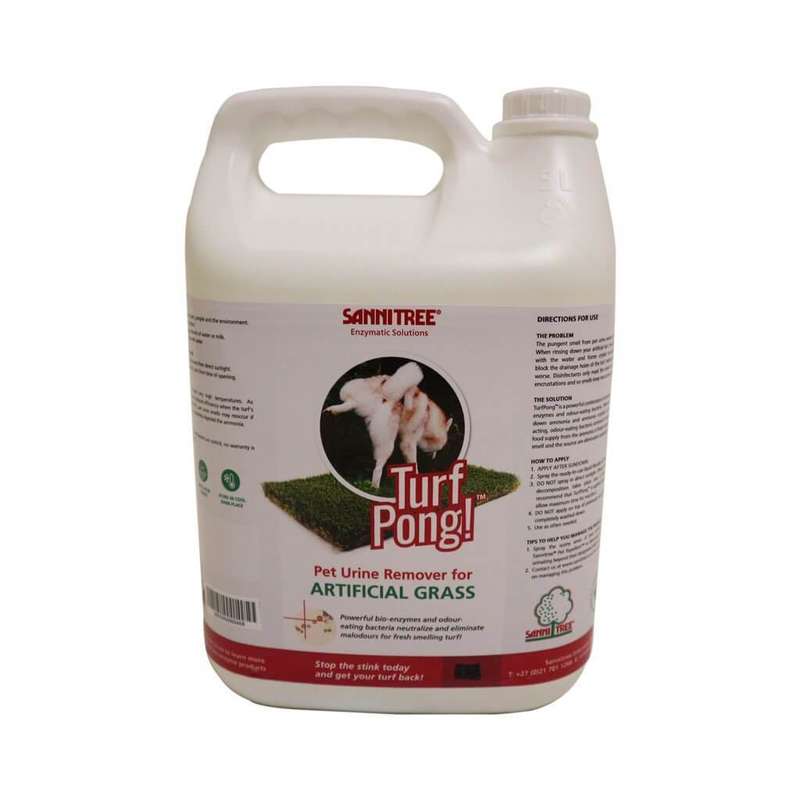 SANNITREE Turf Pong Pet Urine Remover Spray for Artificial Grass (5L)
