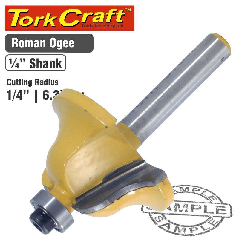 TORK CRAFT Router Bit Roman Ogee 1/4Inch