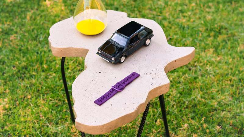 Fabulously Fit Floral cut out silicone replacement strap - Garmin18mm