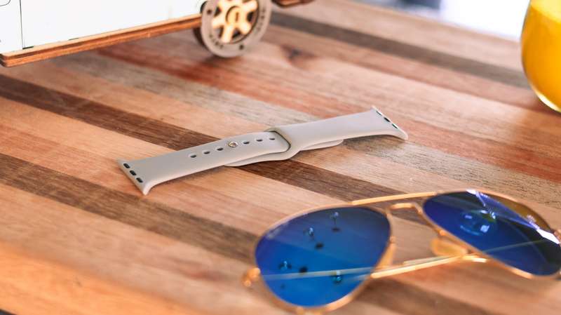 Fabulously Fit Silicone Tuck Replacement Strap for Apple Watch