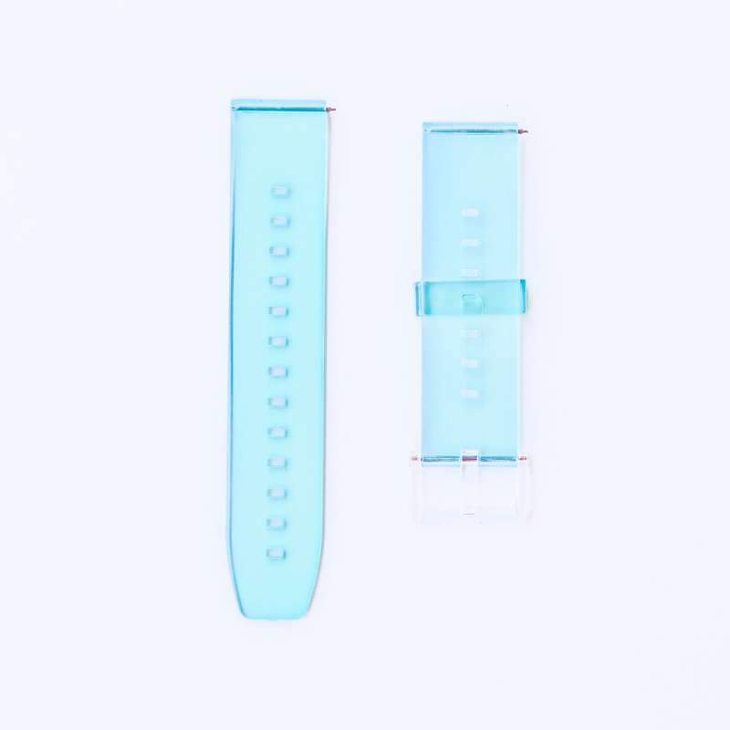 Fabulously Fit Transparent Pastel Silicone replacement strap for Samsung/Garmin/Huawei 22mm