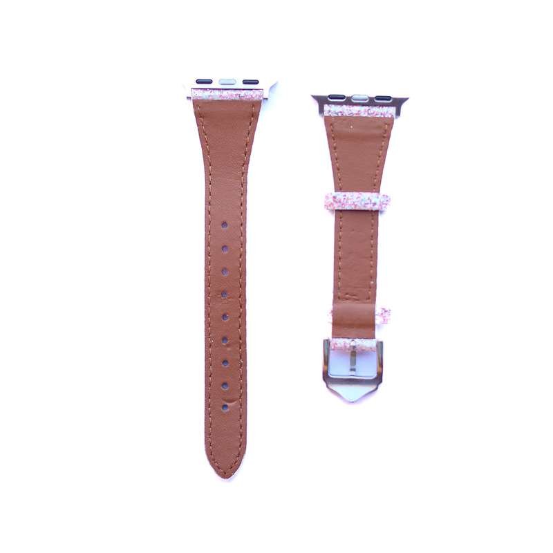 Fabulously Fit Glitter Leather Replacement Strap for Apple Watch