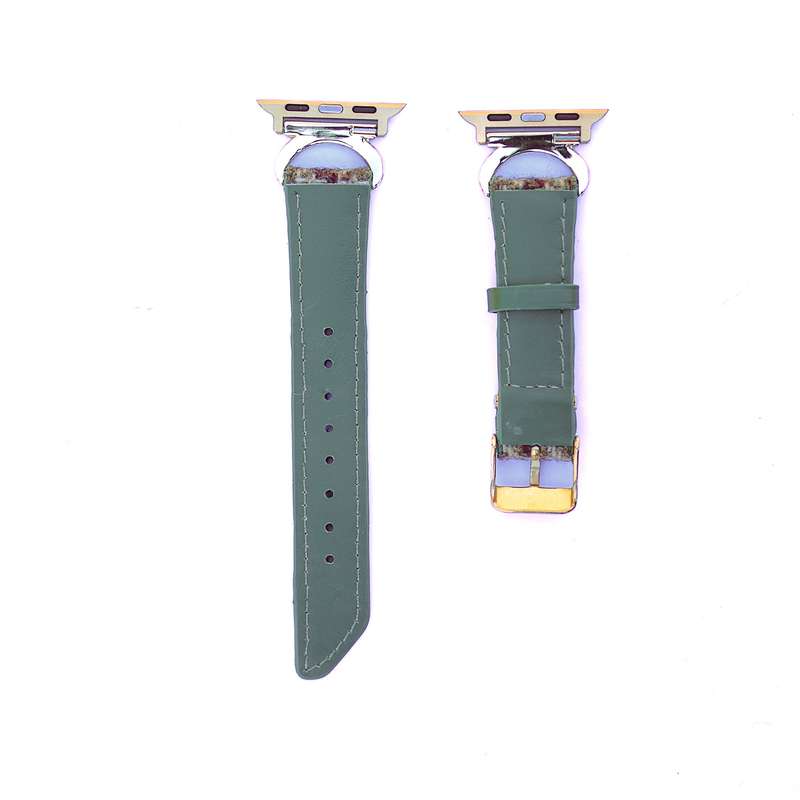 Fabulously Fit plaid leather replacement strap for Apple Watch 38/40/41mm