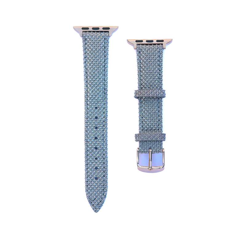 Fabulously Fit Sparkly leather replacement strap for Apple Watch 38/40/41mm