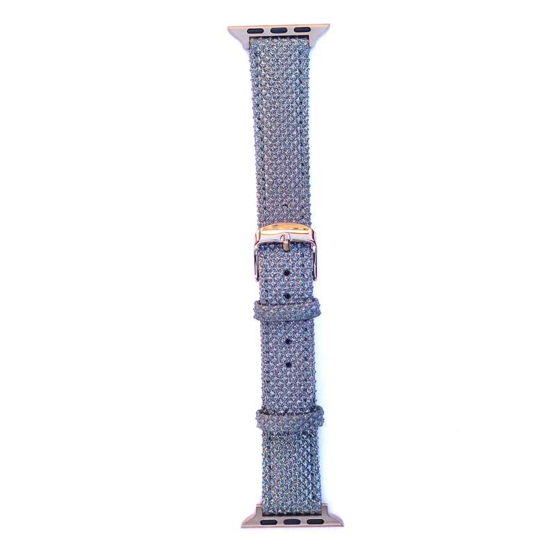 Fabulously Fit Sparkly leather replacement strap for Apple Watch 38/40/41mm
