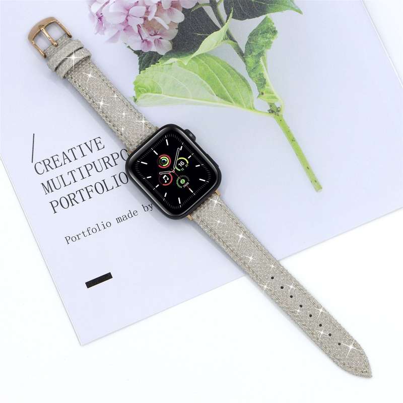 Fabulously Fit Sparkly leather replacement strap - 18mm