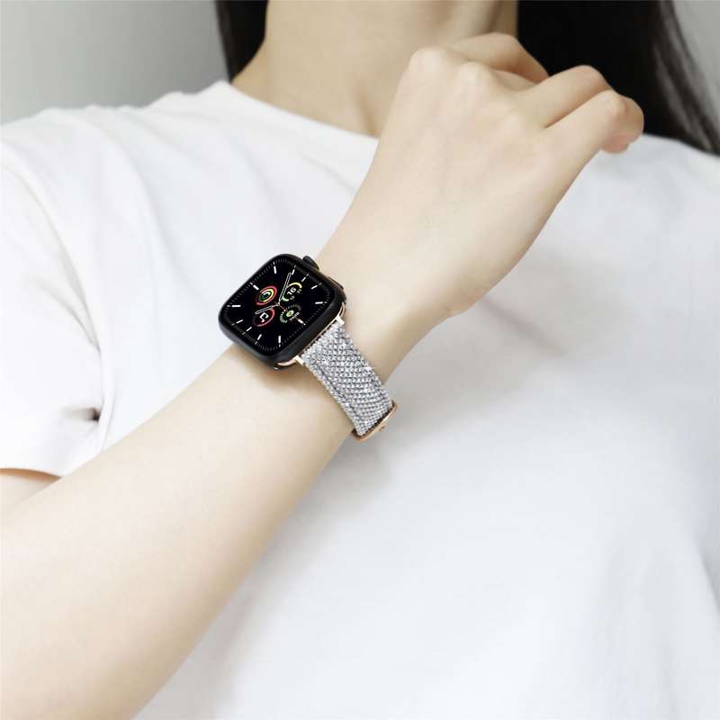 Fabulously Fit Sparkly leather replacement strap - 18mm