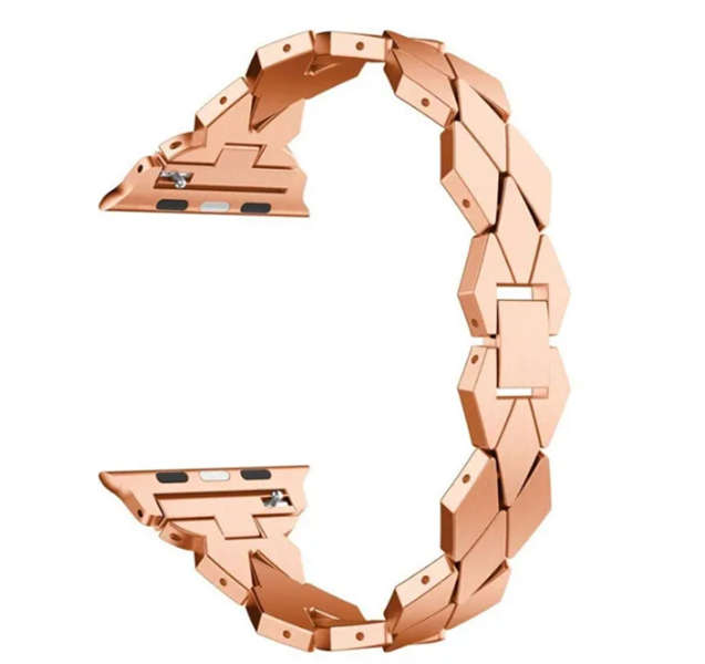 Fabulously Fit diamond link replacement strap for Apple Watch