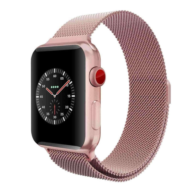 Apple watch blush rose gold metallic strap