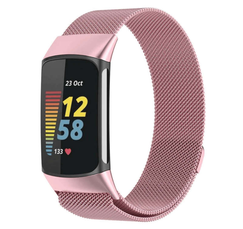 Fitbit Charge 5 metallic strap