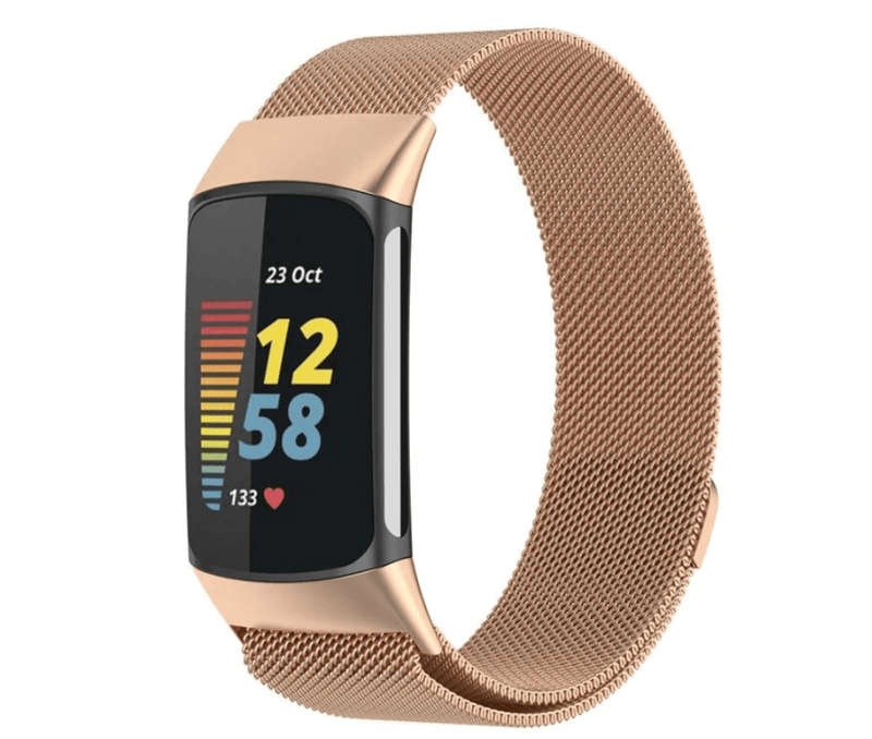 Fitbit Charge 5 metallic strap