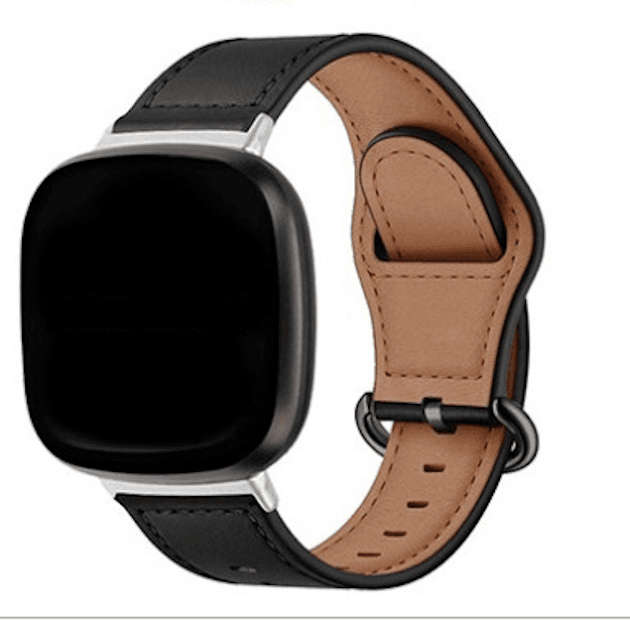 Fitbit Versa 3/Sense genuine leather tuck-in strap