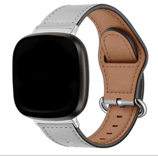 Fitbit Versa 3/Sense genuine leather tuck-in strap