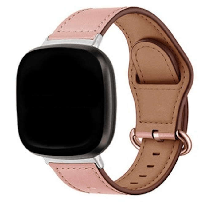 Fitbit Versa 3/Sense genuine leather tuck-in strap