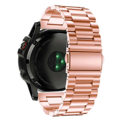 Garmin Fenix 3 rose gold stainless steel link strap