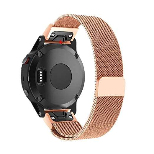 Garmin Forerunner 935 rose gold metallic strap