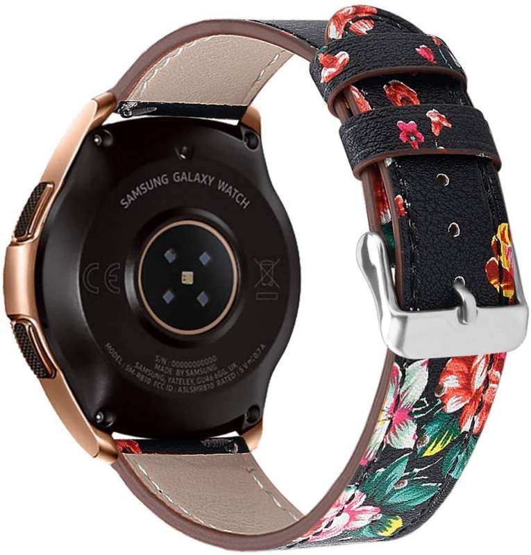 Garmin Vivoactive 3 black floral strap