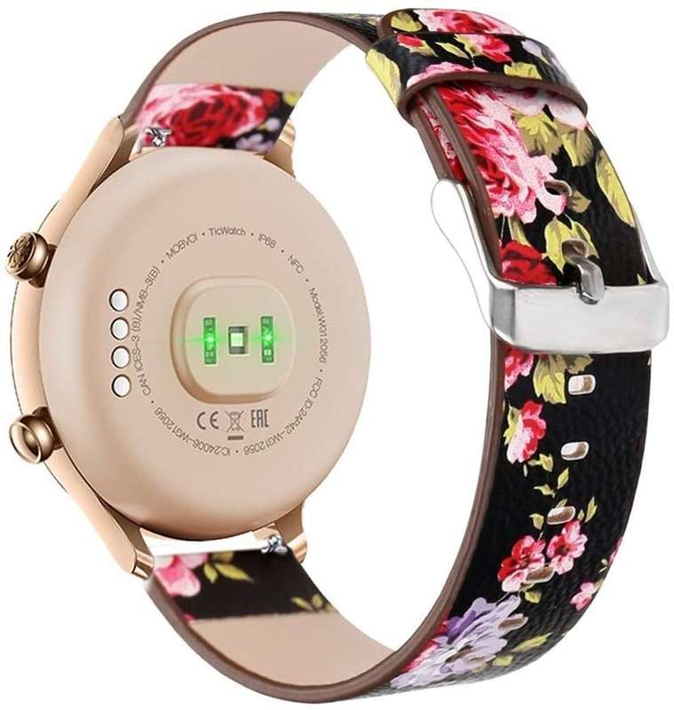 Garmin Vivoactive 3 black floral strap