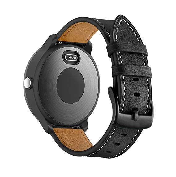 Garmin Vivoactive 3 black genuine leather strap